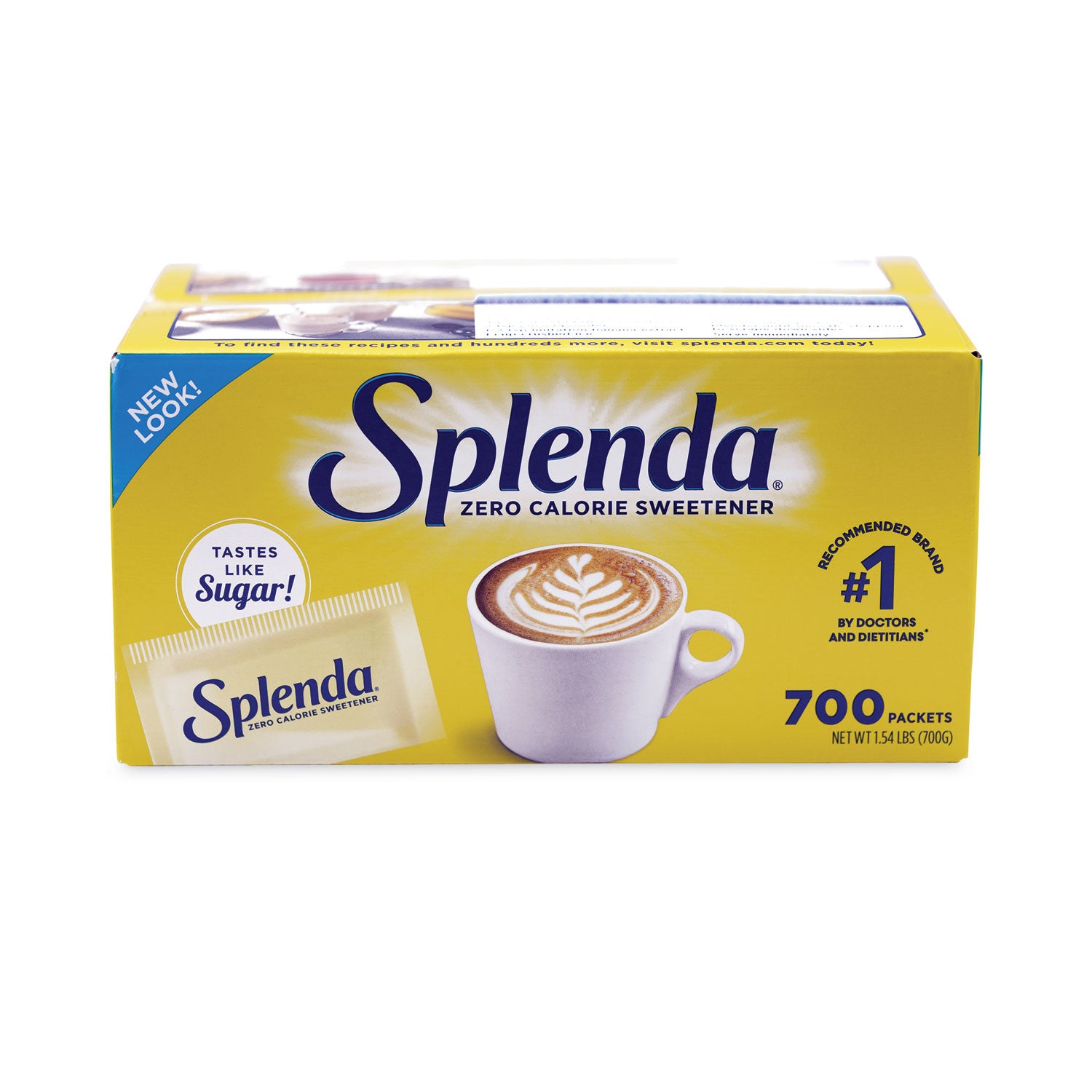 No Calorie Sweetener Packets, 700/Box - 