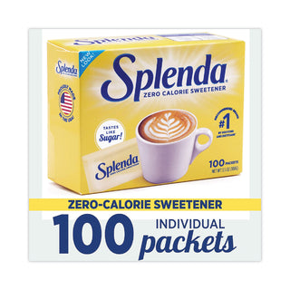No Calorie Sweetener Packets, 100/Box