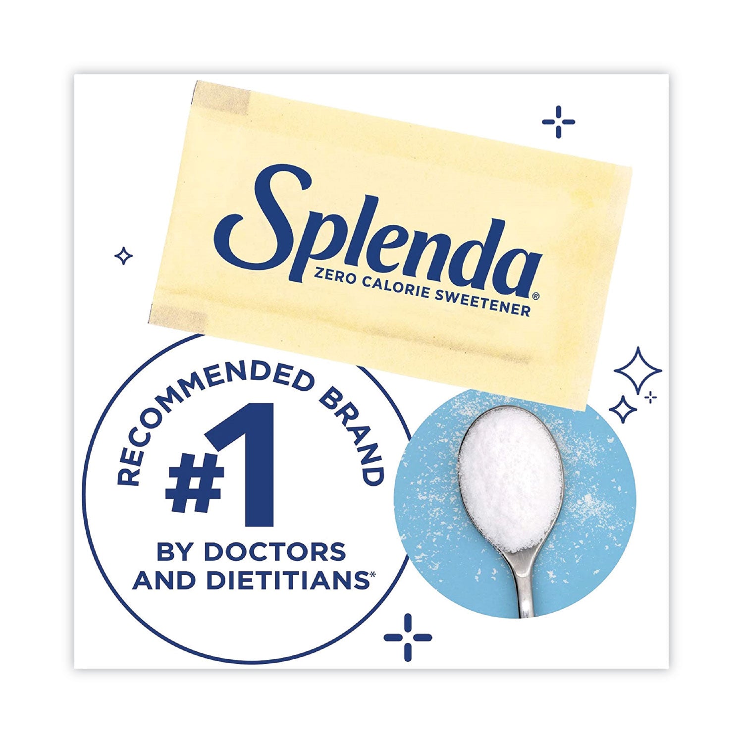 No Calorie Sweetener Packets, 700/Box