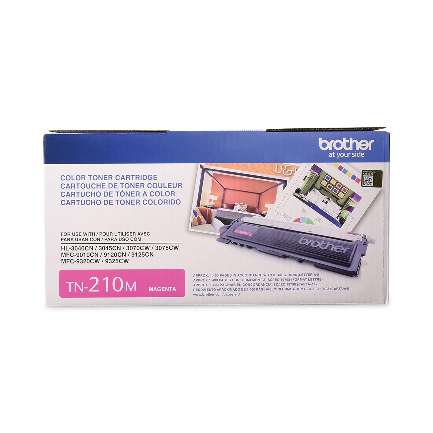 TN210M Toner, 1,400 Page-Yield, Magenta - 