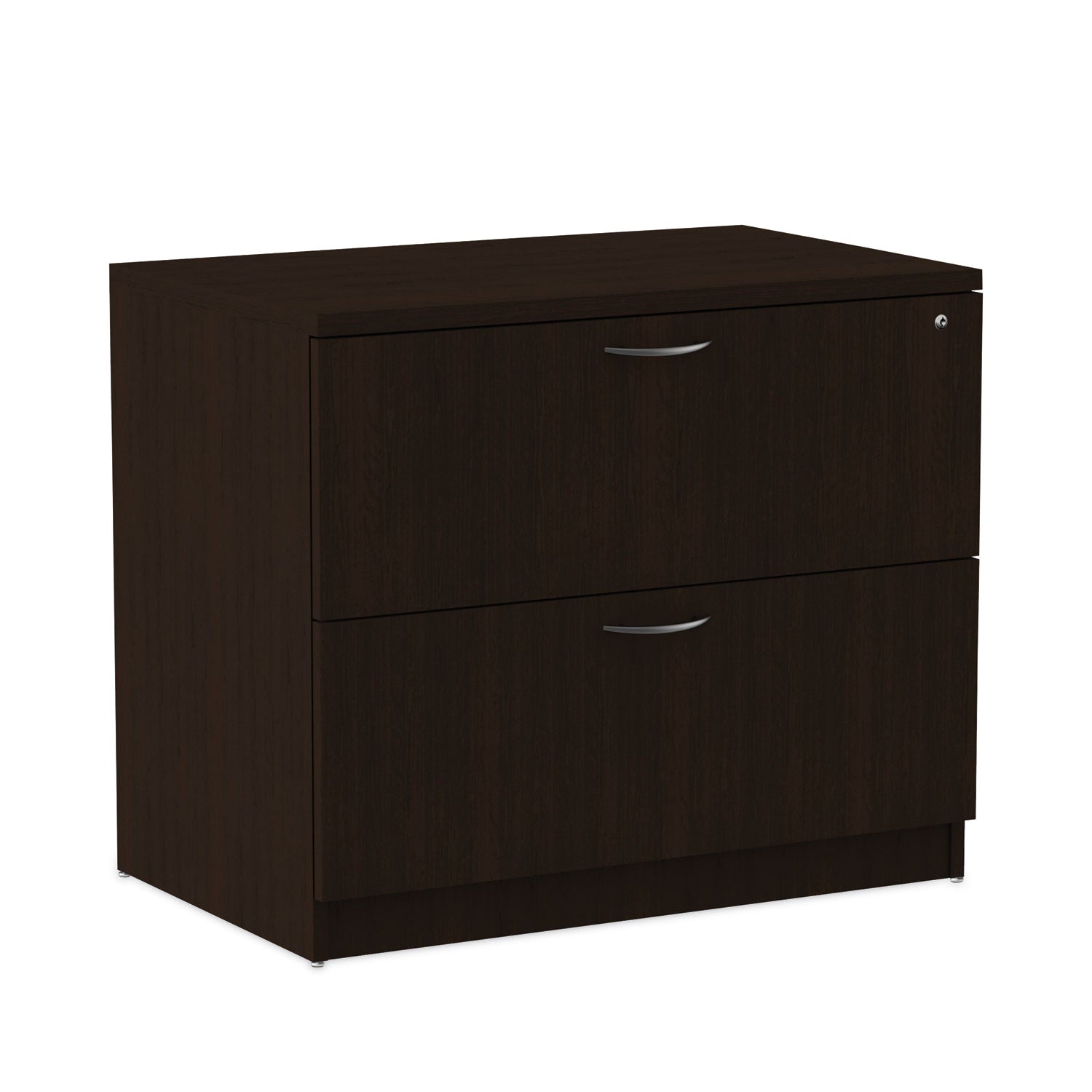Alera Valencia Series Lateral File, 2 Legal/Letter-Size File Drawers, Espresso, 34" x 22.75" x 29.5