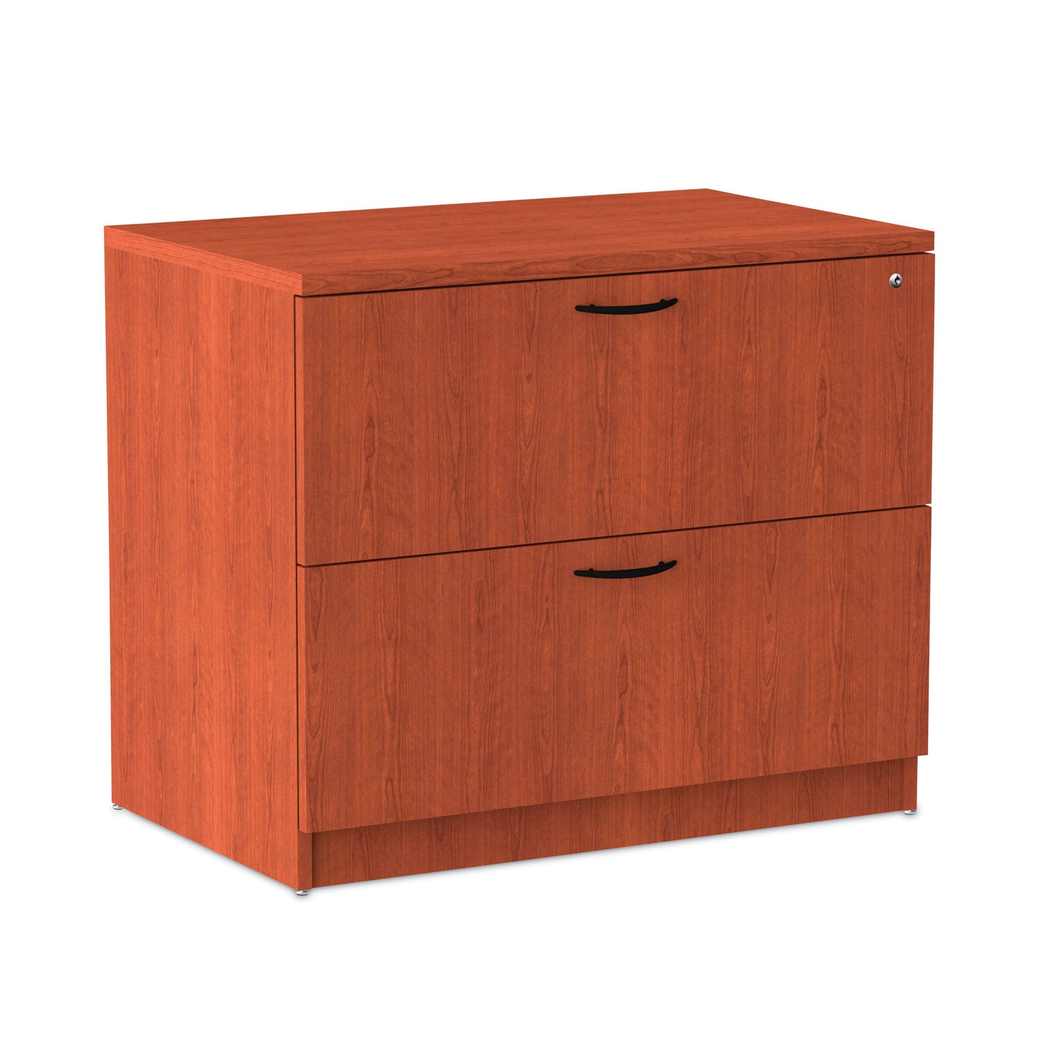 Alera Valencia Series Lateral File, 2 Legal/Letter-Size File Drawers, Medium Cherry, 34" x 22.75" x 29.5