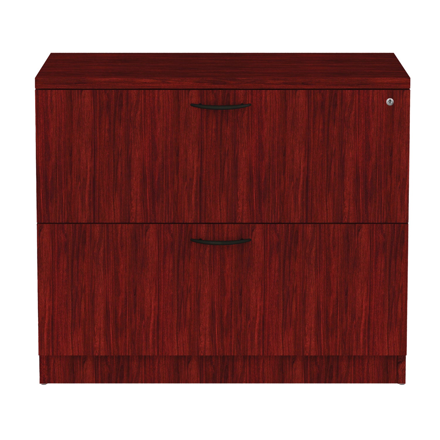 Alera Valencia Series Lateral File, 2 Legal/Letter-Size File Drawers, Mahogany, 34" x 22.75" x 29.5 - 