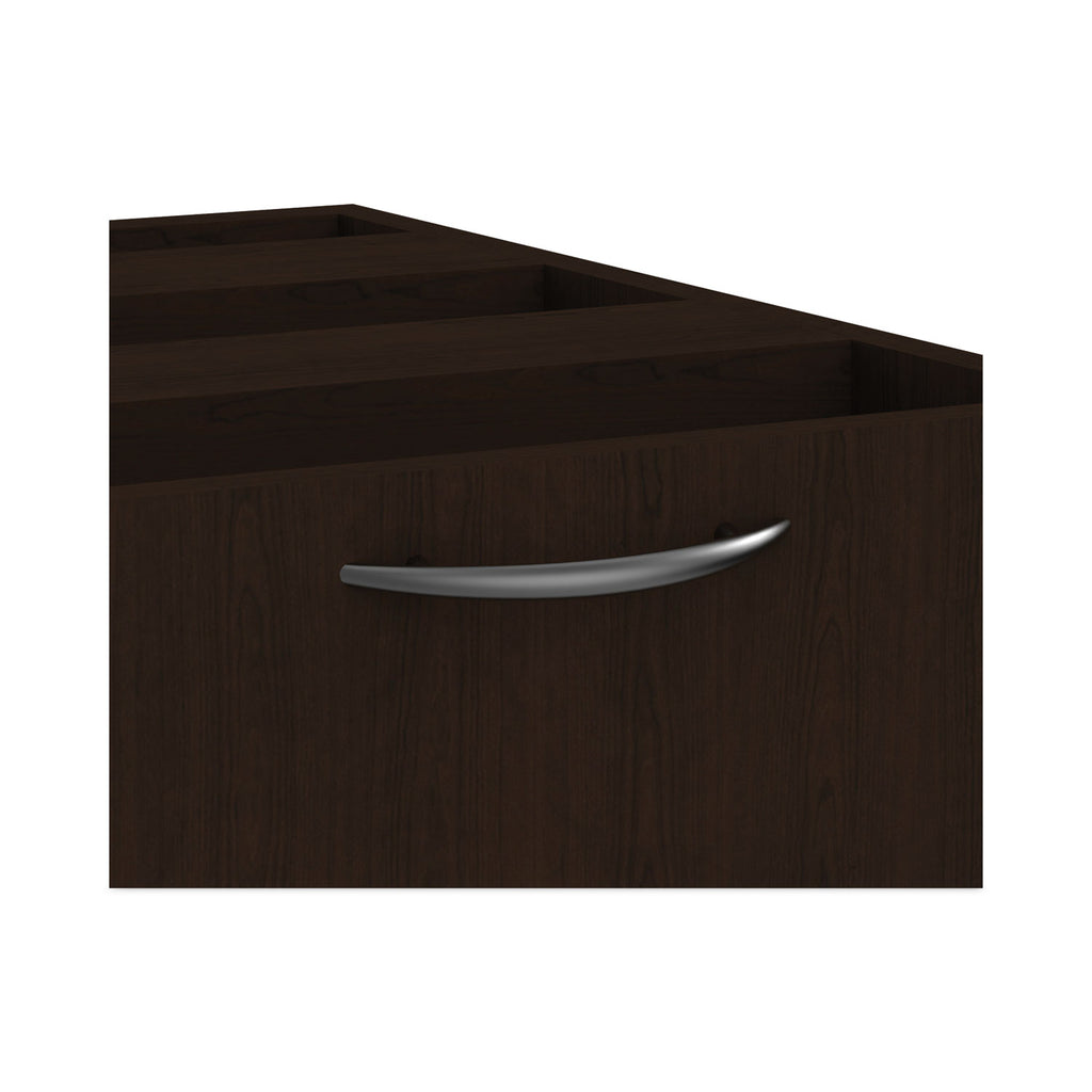 Alera Valencia Series Full Pedestal File, Left/Right, 3-Drawers: Box/Box/File, Legal/Letter, Espresso, 15.63" x 20.5" x 28.5
