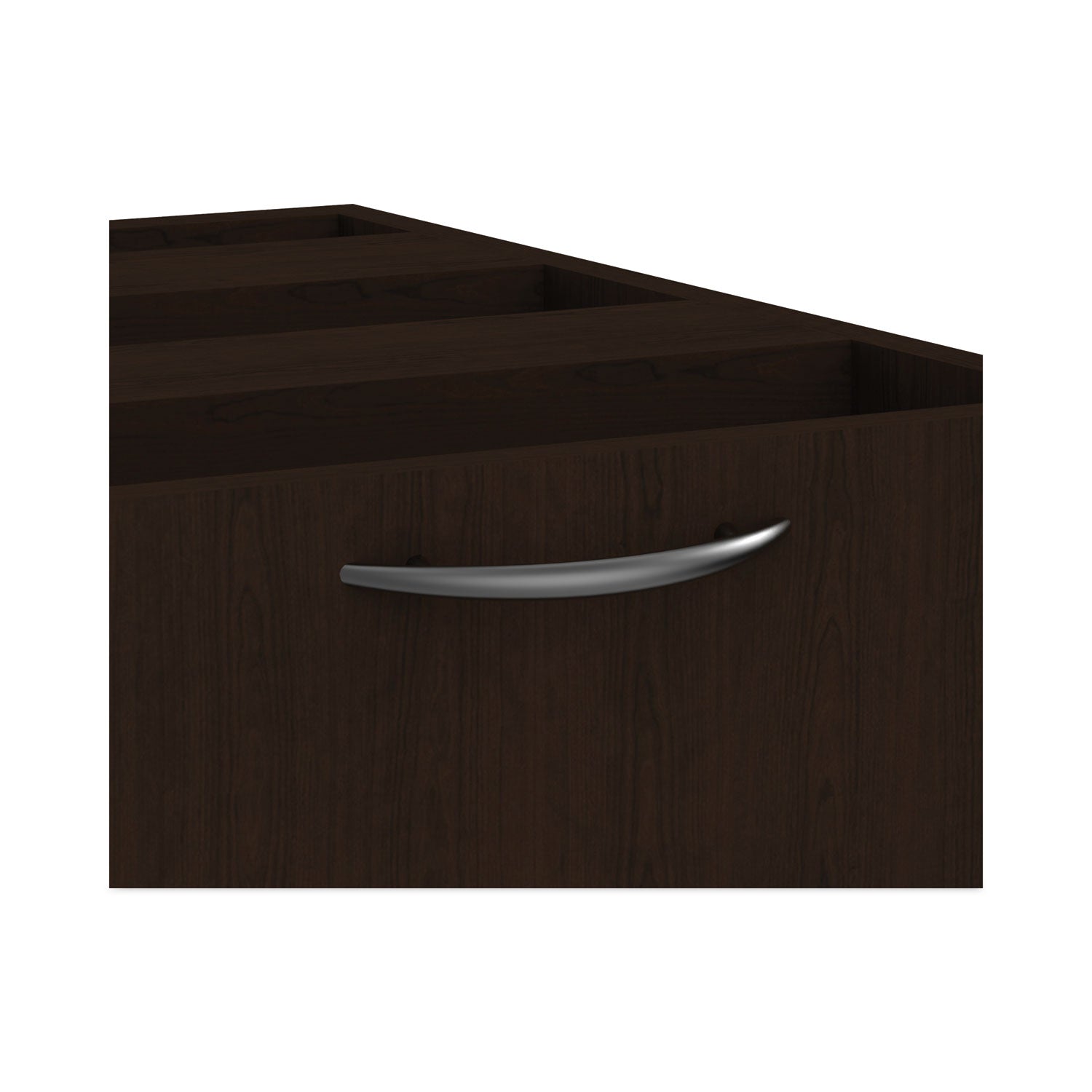 Alera Valencia Series Full Pedestal File, Left/Right, 3-Drawers: Box/Box/File, Legal/Letter, Espresso, 15.63" x 20.5" x 28.5