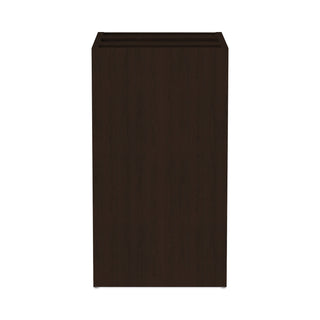 Alera Valencia Series Full Pedestal File, Left/Right, 3-Drawers: Box/Box/File, Legal/Letter, Espresso, 15.63" x 20.5" x 28.5