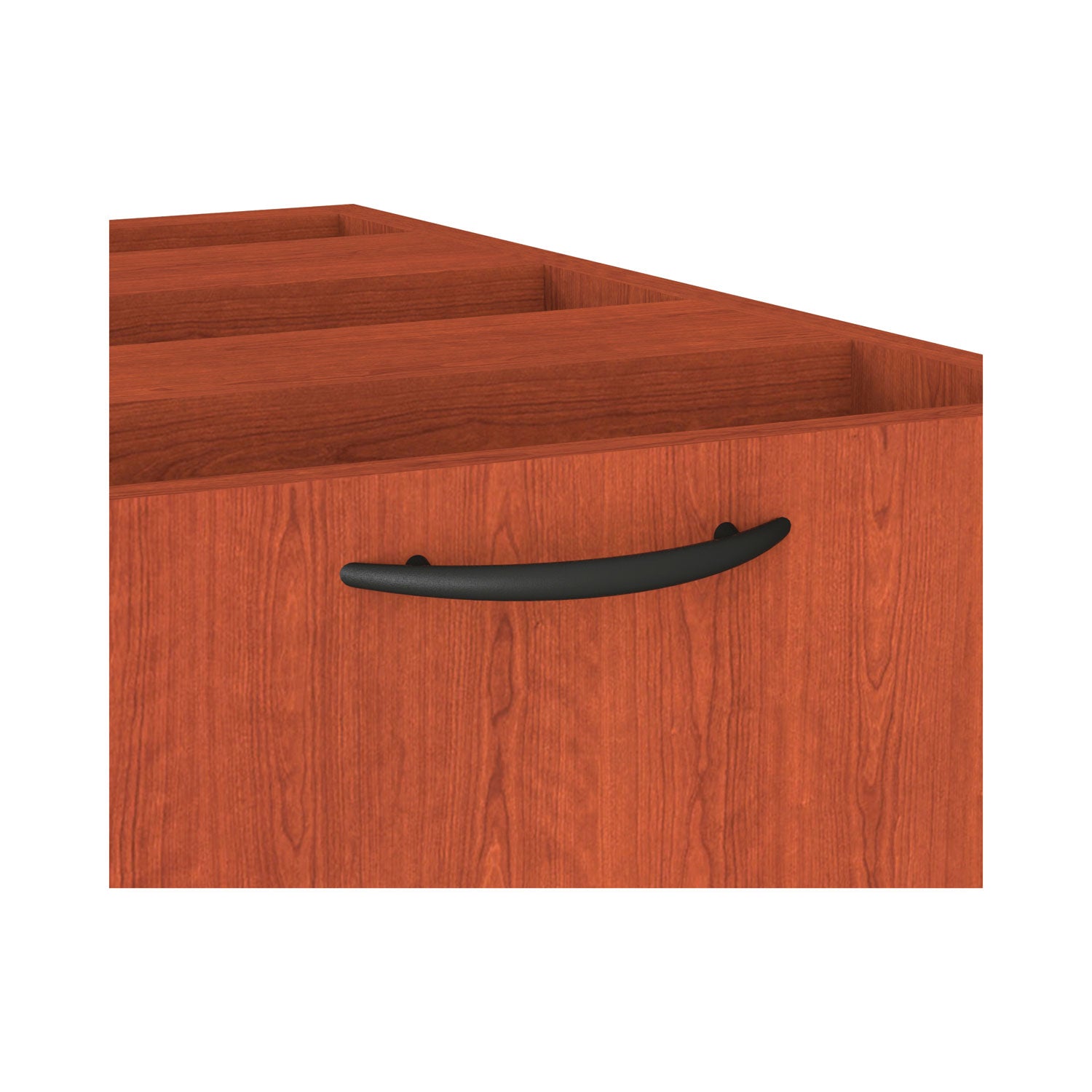 Alera Valencia Series Full Pedestal File, Left/Right, 3-Drawers: Box/Box/File, Legal/Letter, Cherry, 15.63" x 20.5" x 28.5