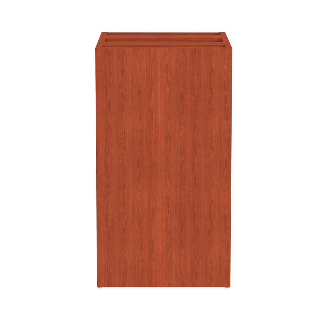 Alera Valencia Series Full Pedestal File, Left/Right, 3-Drawers: Box/Box/File, Legal/Letter, Cherry, 15.63" x 20.5" x 28.5