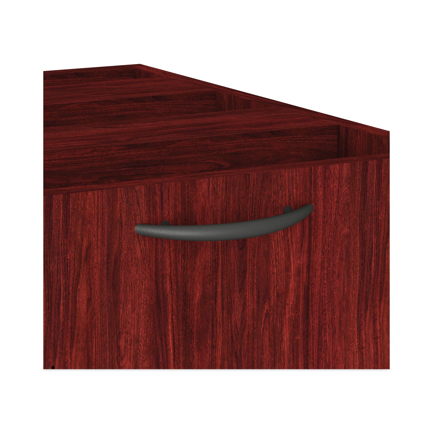 Alera Valencia Series Full Pedestal File, Left/Right, 3-Drawers: Box/Box/File, Legal/Letter, Mahogany, 15.63" x 20.5" x 28.5 - 