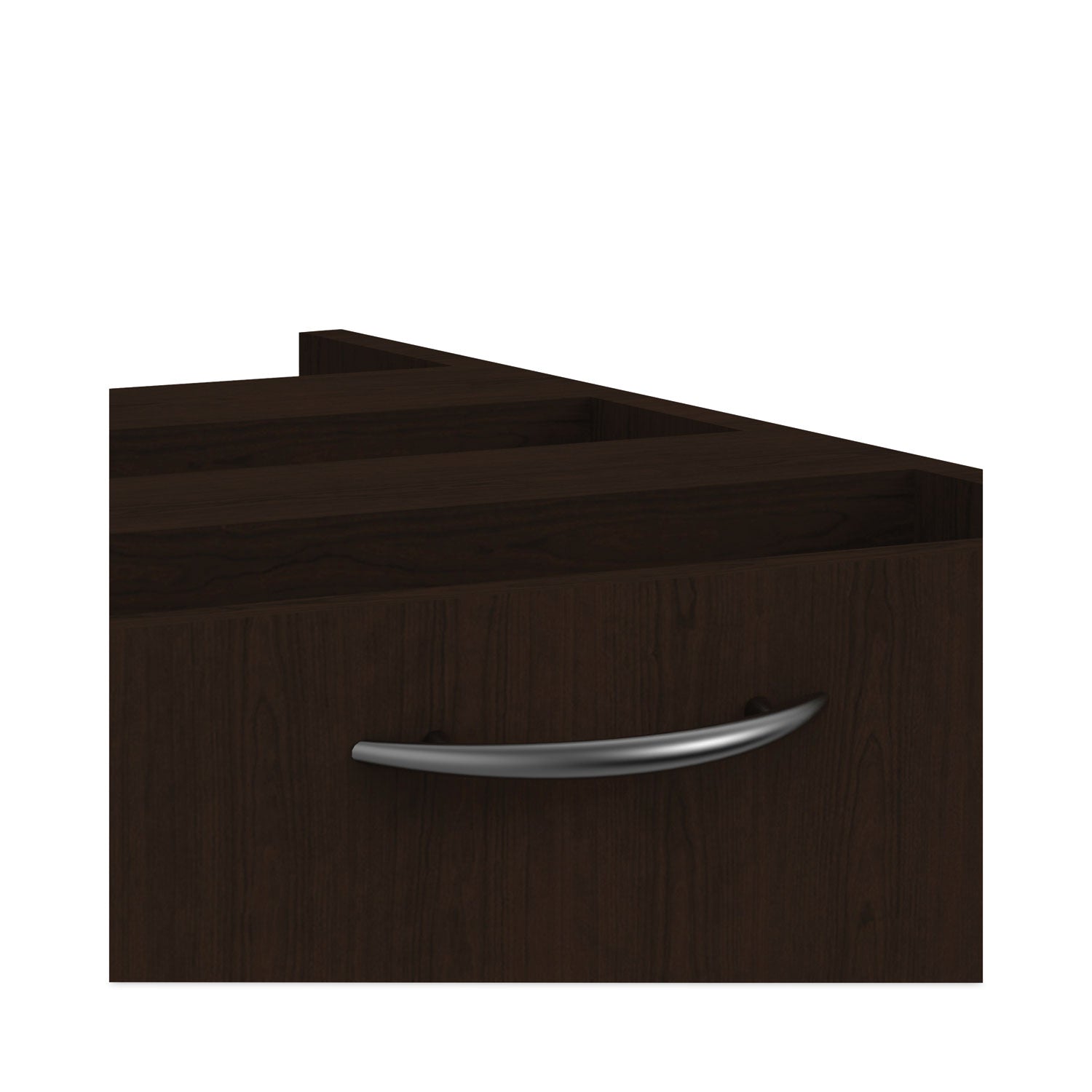 Alera Valencia Series Full Pedestal File, Left or Right, 2 Legal/Letter-Size File Drawers, Espresso, 15.63" x 20.5" x 28.5