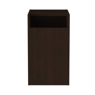 Alera Valencia Series Full Pedestal File, Left or Right, 2 Legal/Letter-Size File Drawers, Espresso, 15.63" x 20.5" x 28.5