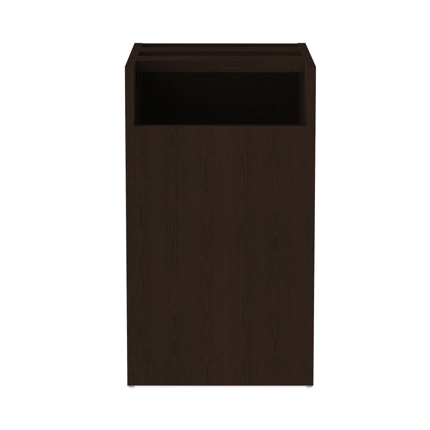 Alera Valencia Series Full Pedestal File, Left or Right, 2 Legal/Letter-Size File Drawers, Espresso, 15.63" x 20.5" x 28.5