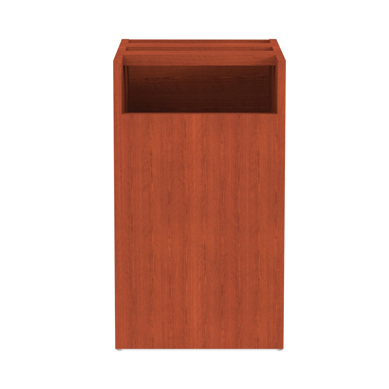 Alera Valencia Series Full Pedestal File, Left/Right, 2 Legal/Letter-Size File Drawers, Medium Cherry, 15.63" x 20.5" x 28.5