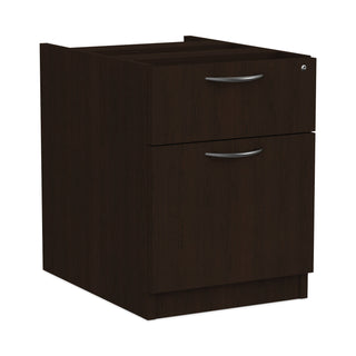 Alera Valencia Series Hanging Pedestal File, Left/Right, 2-Drawers: Box/File, Legal/Letter, Espresso, 15.63" x 20.5" x 19.25