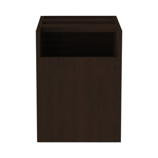 Alera Valencia Series Hanging Pedestal File, Left/Right, 2-Drawers: Box/File, Legal/Letter, Espresso, 15.63" x 20.5" x 19.25