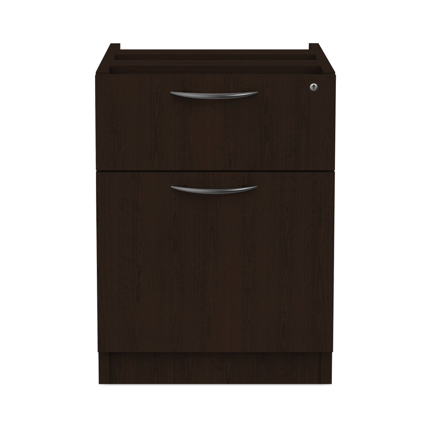 Alera Valencia Series Hanging Pedestal File, Left/Right, 2-Drawers: Box/File, Legal/Letter, Espresso, 15.63" x 20.5" x 19.25