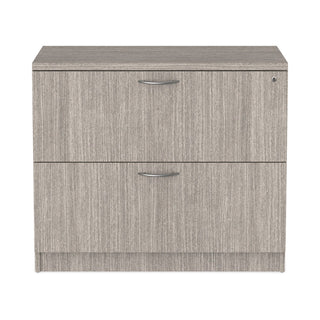 Alera Valencia Series Lateral File, 2 Legal/Letter-Size File Drawers, Gray, 34" x 22.75" x 29.5