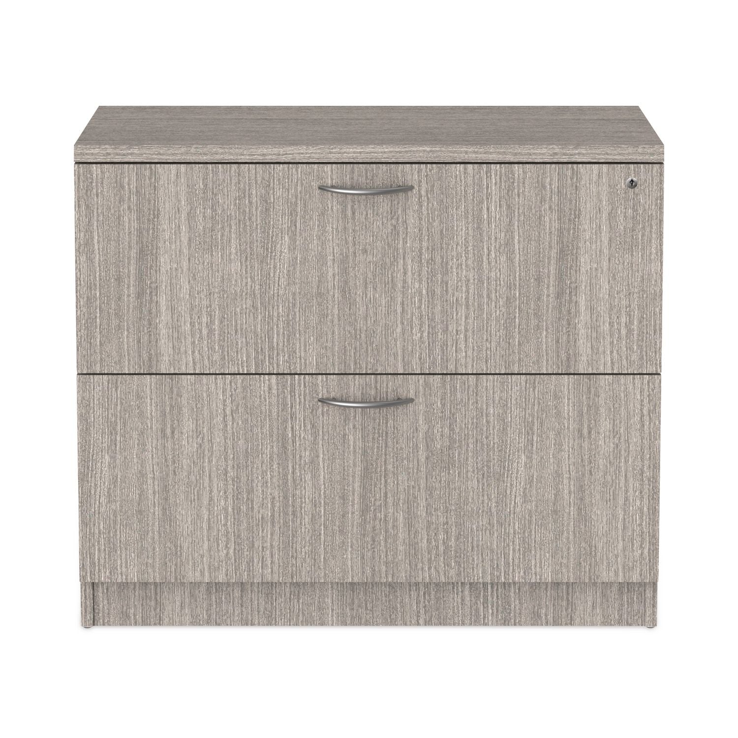Alera Valencia Series Lateral File, 2 Legal/Letter-Size File Drawers, Gray, 34" x 22.75" x 29.5