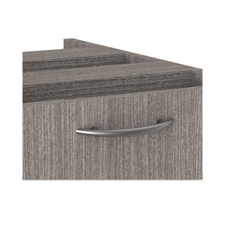 Alera Valencia Series Full Pedestal File, Left or Right, 2 Legal/Letter-Size File Drawers, Gray, 15.63" x 20.5" x 28.5