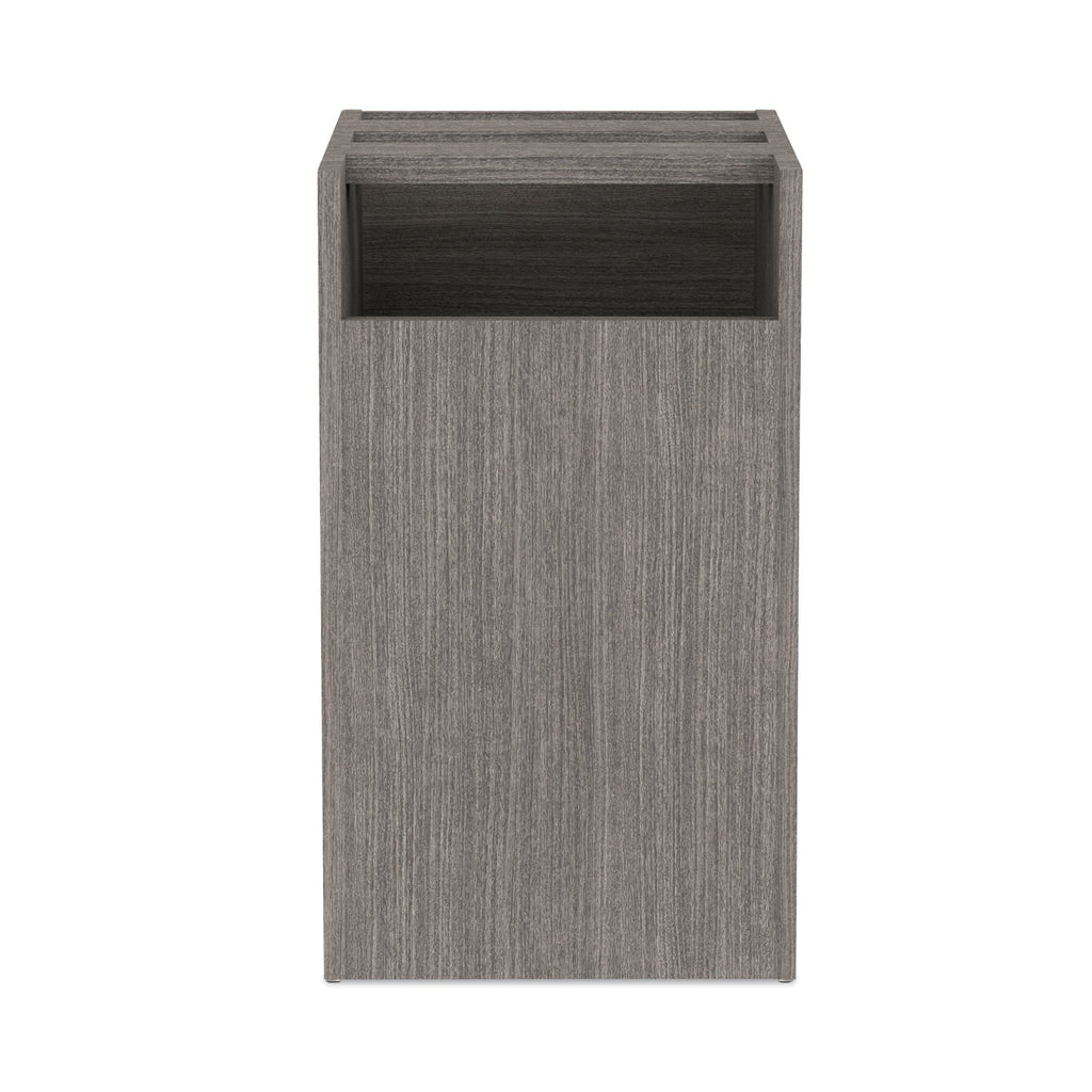 Alera Valencia Series Full Pedestal File, Left or Right, 2 Legal/Letter-Size File Drawers, Gray, 15.63" x 20.5" x 28.5