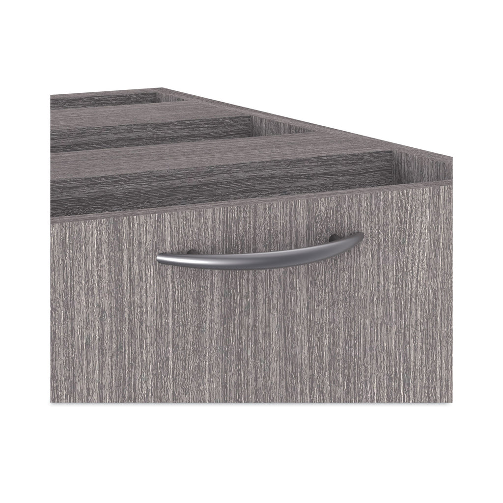 Alera Valencia Series Full Pedestal File, Left/Right, 3-Drawers: Box/Box/File, Legal/Letter, Gray, 15.63" x 20.5" x 28.5