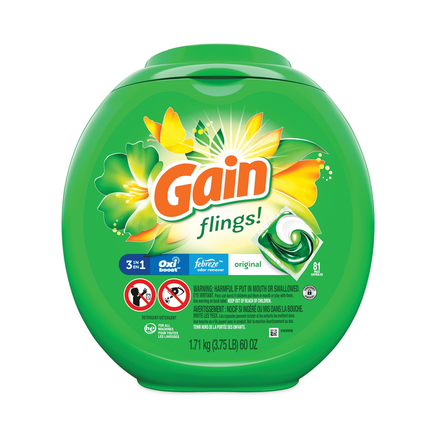 flings-detergent-pods-orginal-81-pods-tub_pgc91792ea - 1