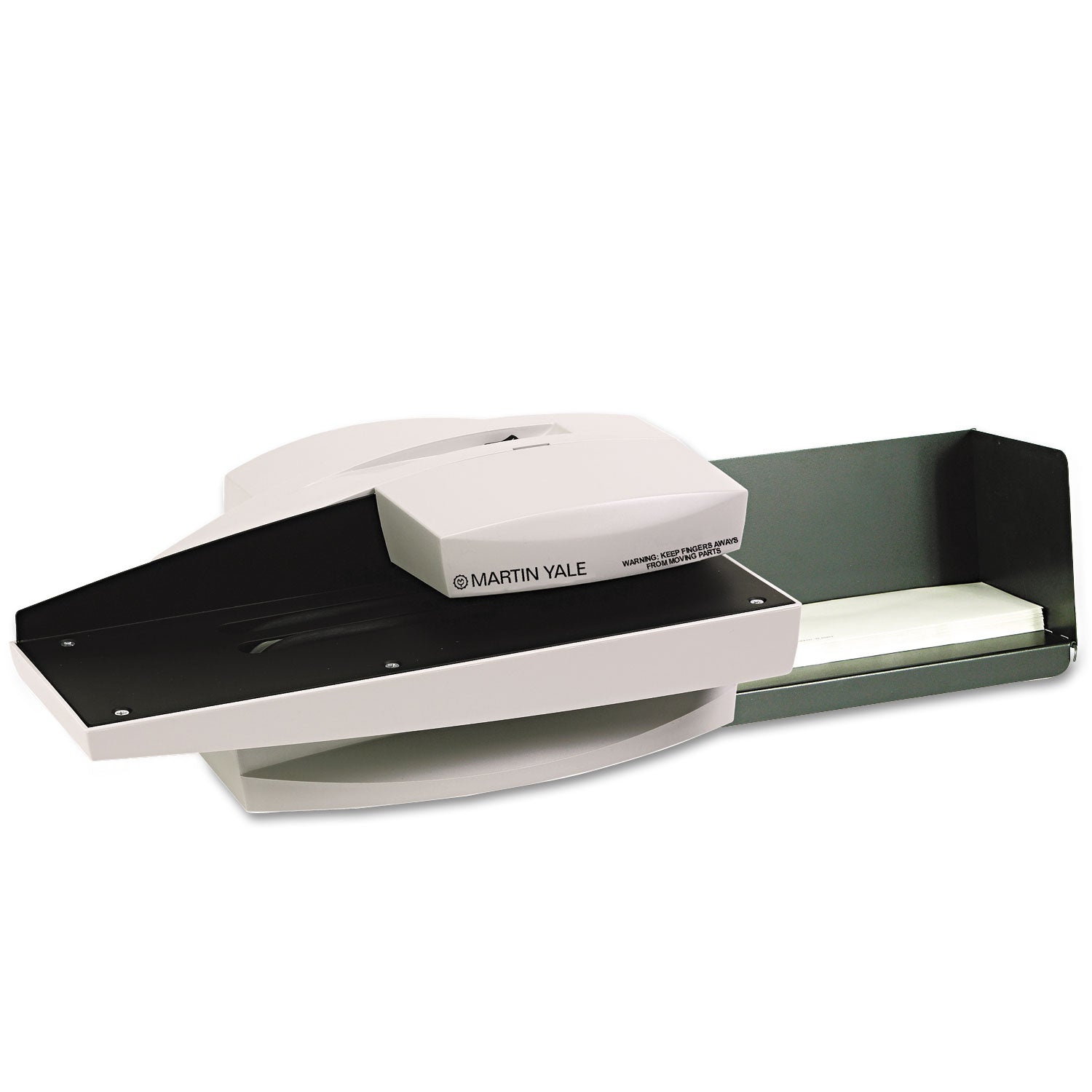 Model 1632 Automatic Electric Letter Opener, 10.5", Gray - 