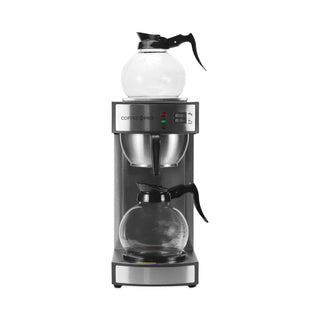Coffee Pro Twin Warmer Institutional Coffee Maker - 2.32 quart - 12 Cup(s) - Multi-serve - Stainless Steel - Stainless Steel Body