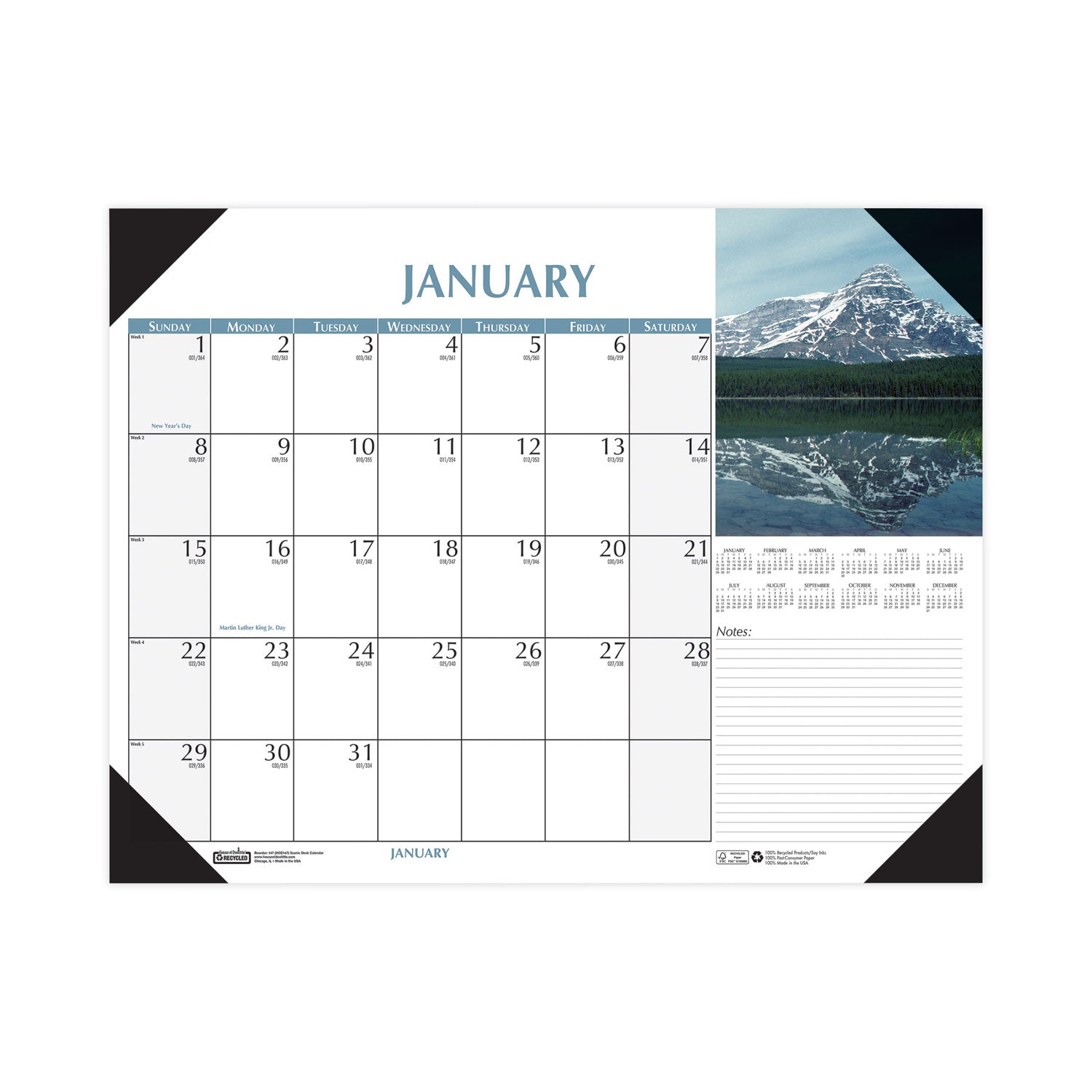 earthscapes-scenic-desk-pad-calendar-scenic-photos-185-x-13-white-sheets-black-binding-corners12-month-jan-dec-2024_hod1476 - 1