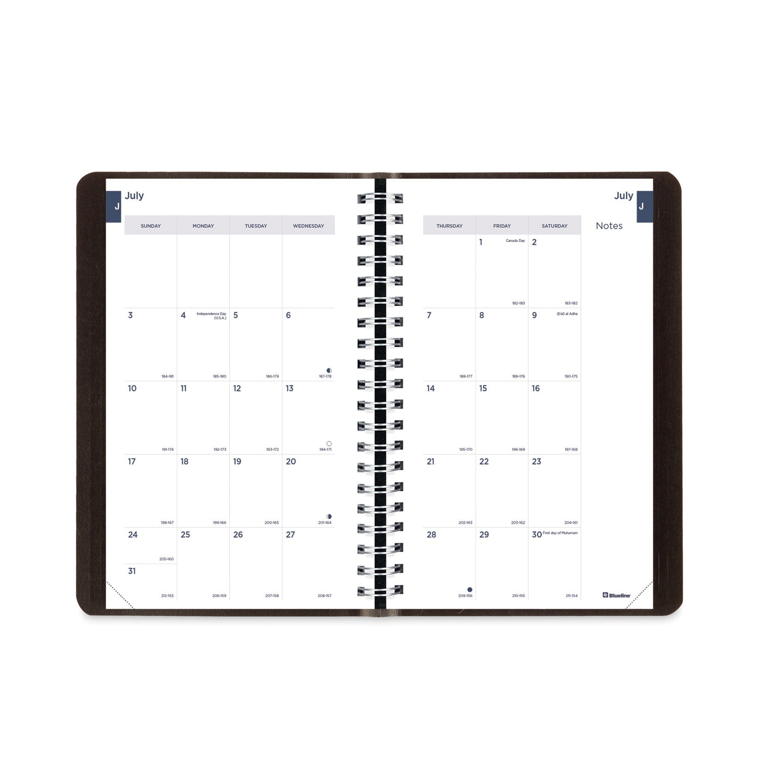 academic-weekly-monthly-planner-8-x-5-black-cover-13-month-jul-to-aug-2023-to-2024_redca101blk - 2