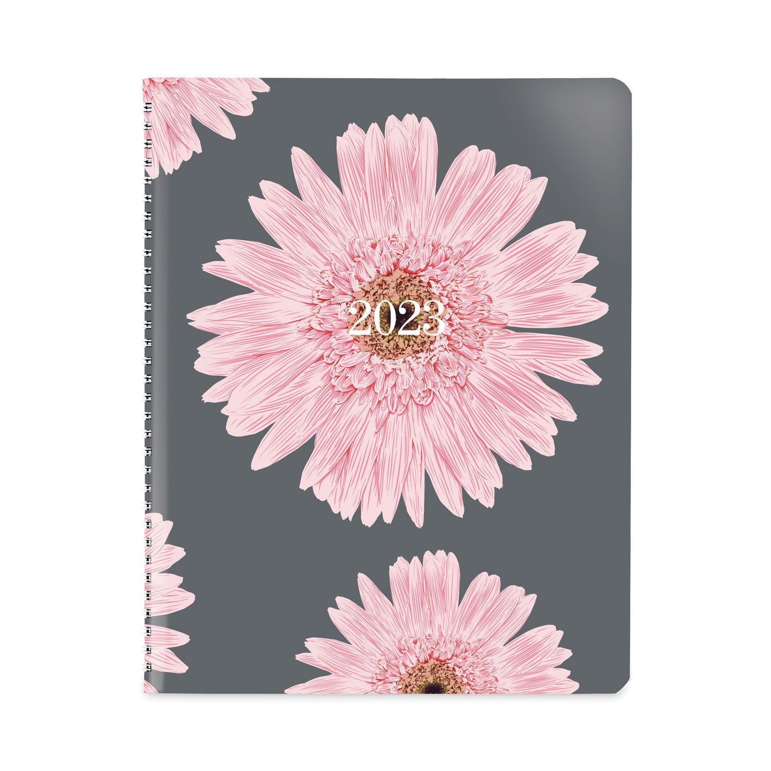 essential-collection-daisy-weekly-appointment-book-columnar-format-11-x-85-navy-gray-pink-cover-12-month-jan-dec-2024_redcb950g05 - 2