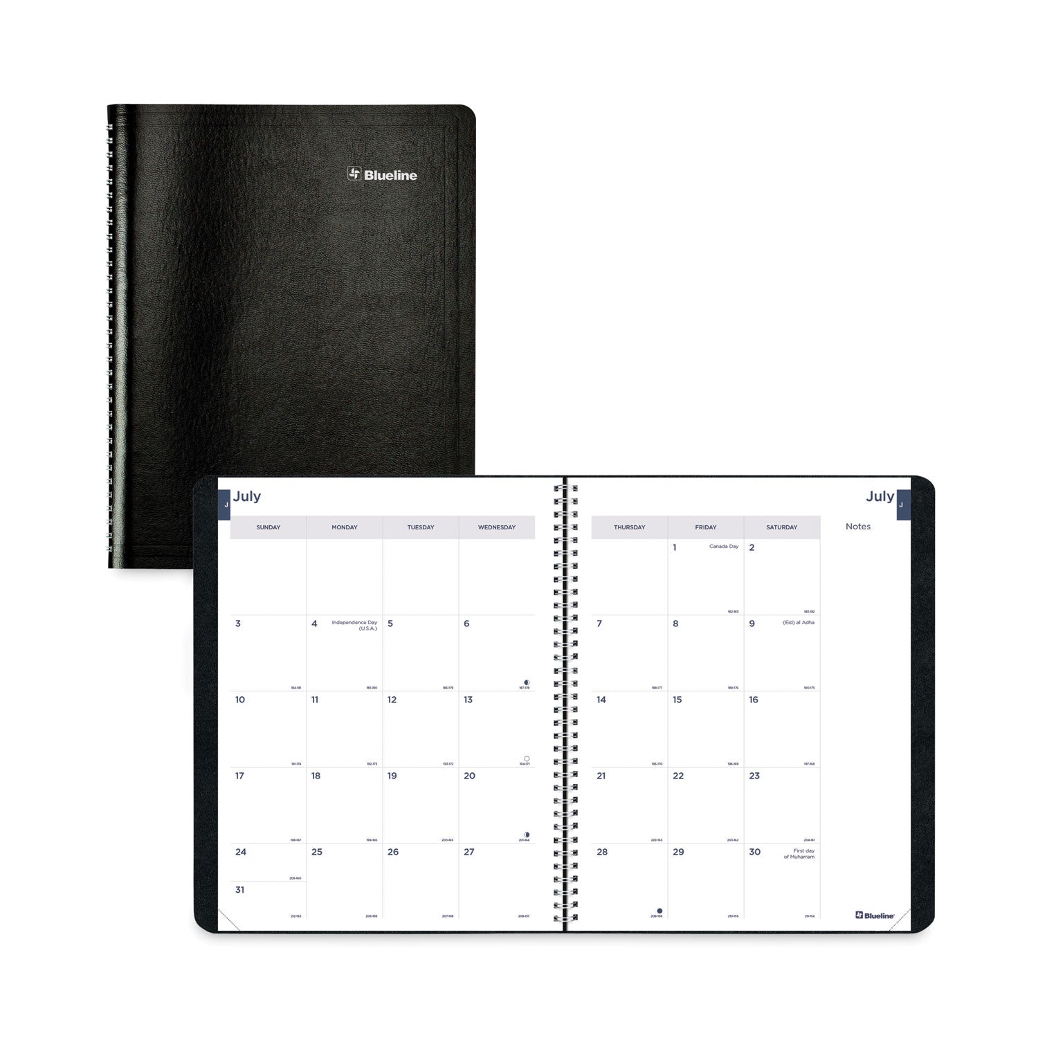 academic-monthly-planner-11-x-85-black-cover-14-month-july-to-aug-2023-to-2024_redca701blk - 1