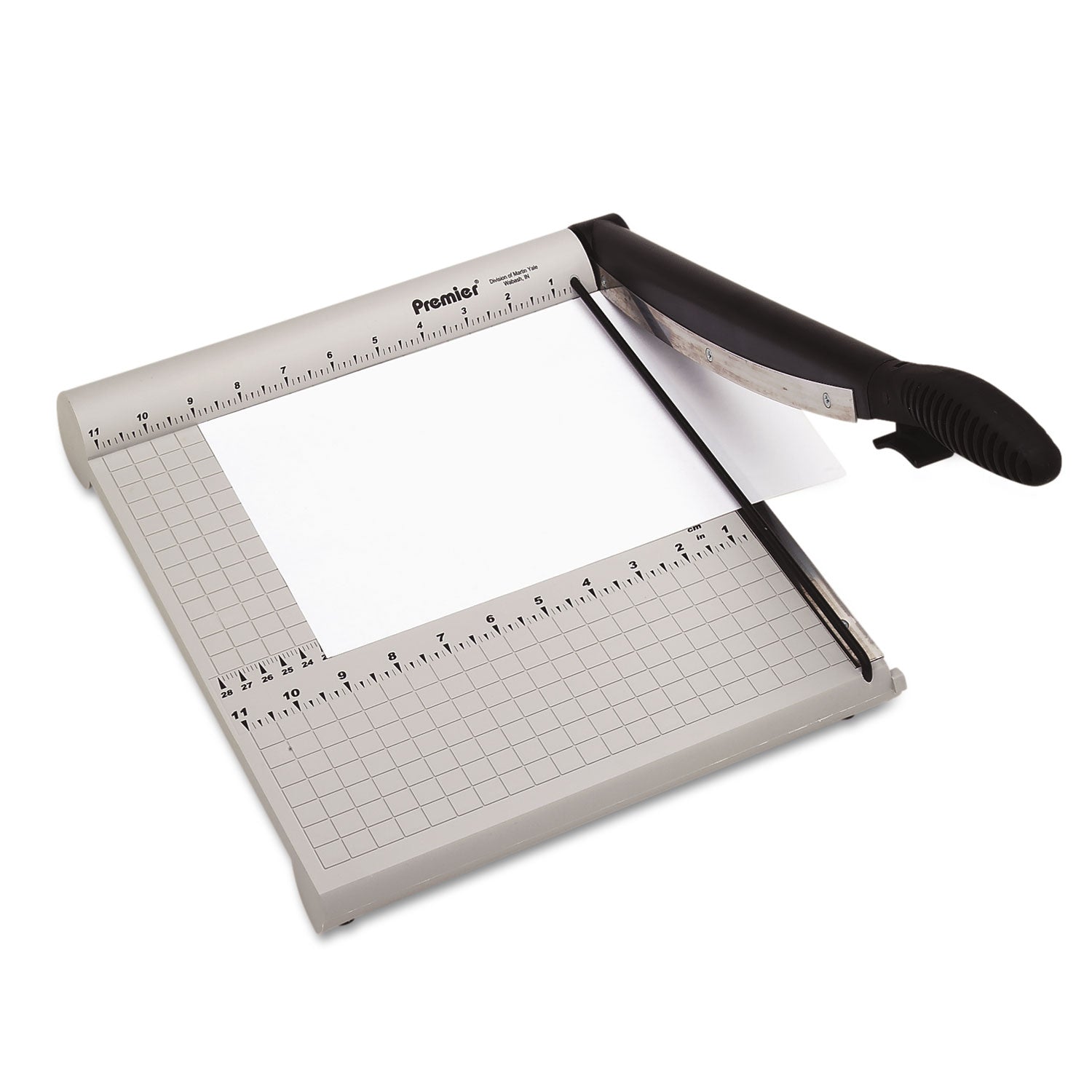 PolyBoard Paper Trimmer, 10 Sheets, 12" Cut Length, Plastic Base, 11.38 x 14.13 - 