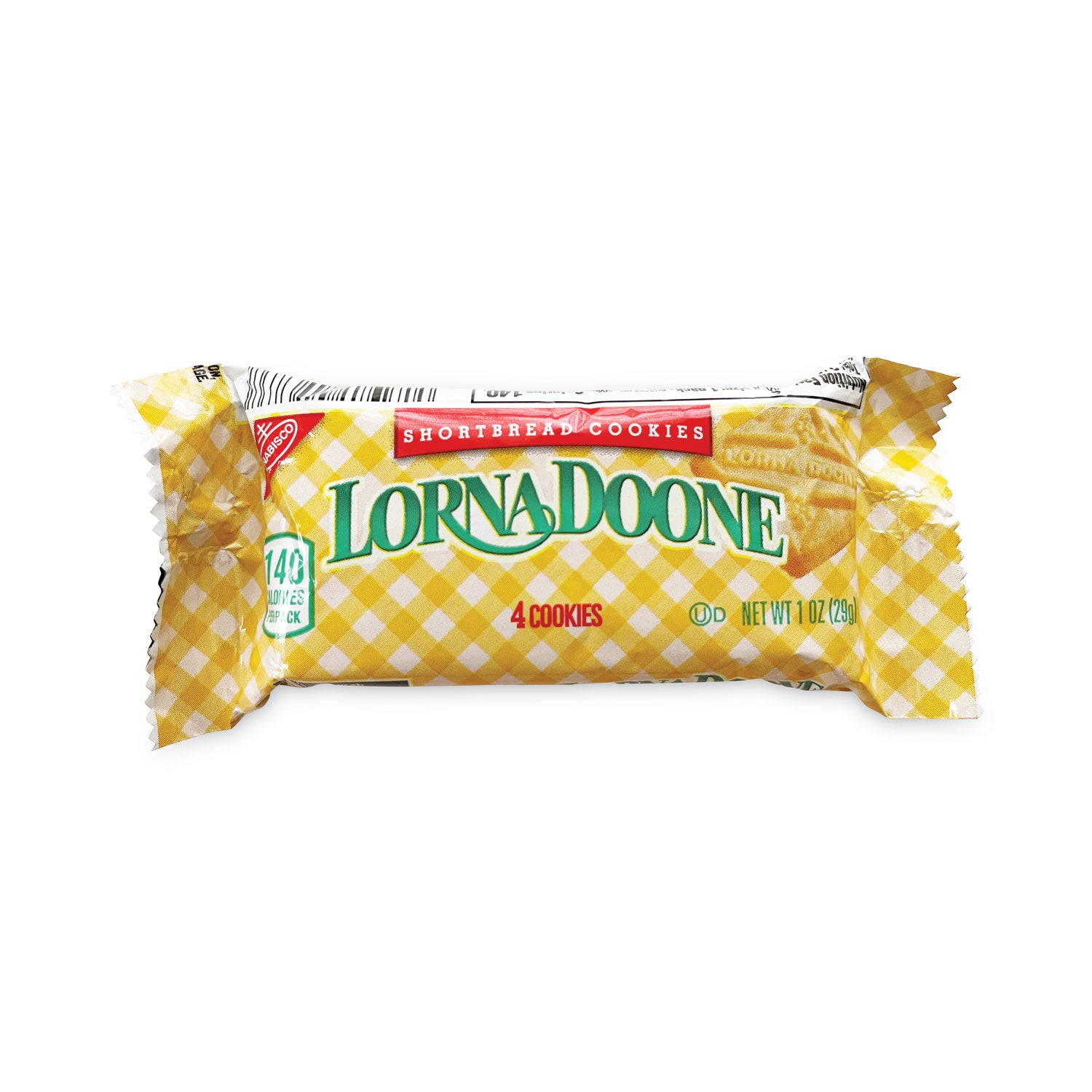 Lorna Doone Shortbread Cookies, 1 oz Packet, 120 Packets/Box, 4 Boxes/Carton, Ships in 1-3 Business Days