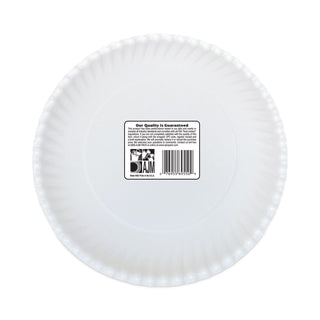 Original Heavyweights Paper Plates, 9" dia, White, 120/Pack, 8 Packs/Carton