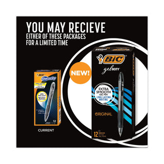Gel-ocity Gel Pen, Retractable, Medium 0.7 mm, Black Ink, Translucent Black Barrel, Dozen