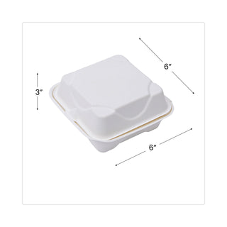 bagasse-hinged-clamshell-containers-6-x-6-x-3-white-sugarcane-50-pack-10-packs-carton_ecoephc6 - 3
