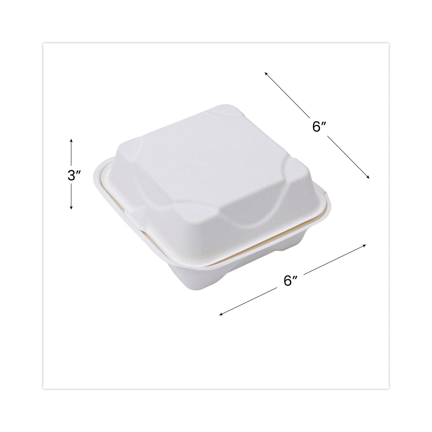 bagasse-hinged-clamshell-containers-6-x-6-x-3-white-sugarcane-50-pack-10-packs-carton_ecoephc6 - 3