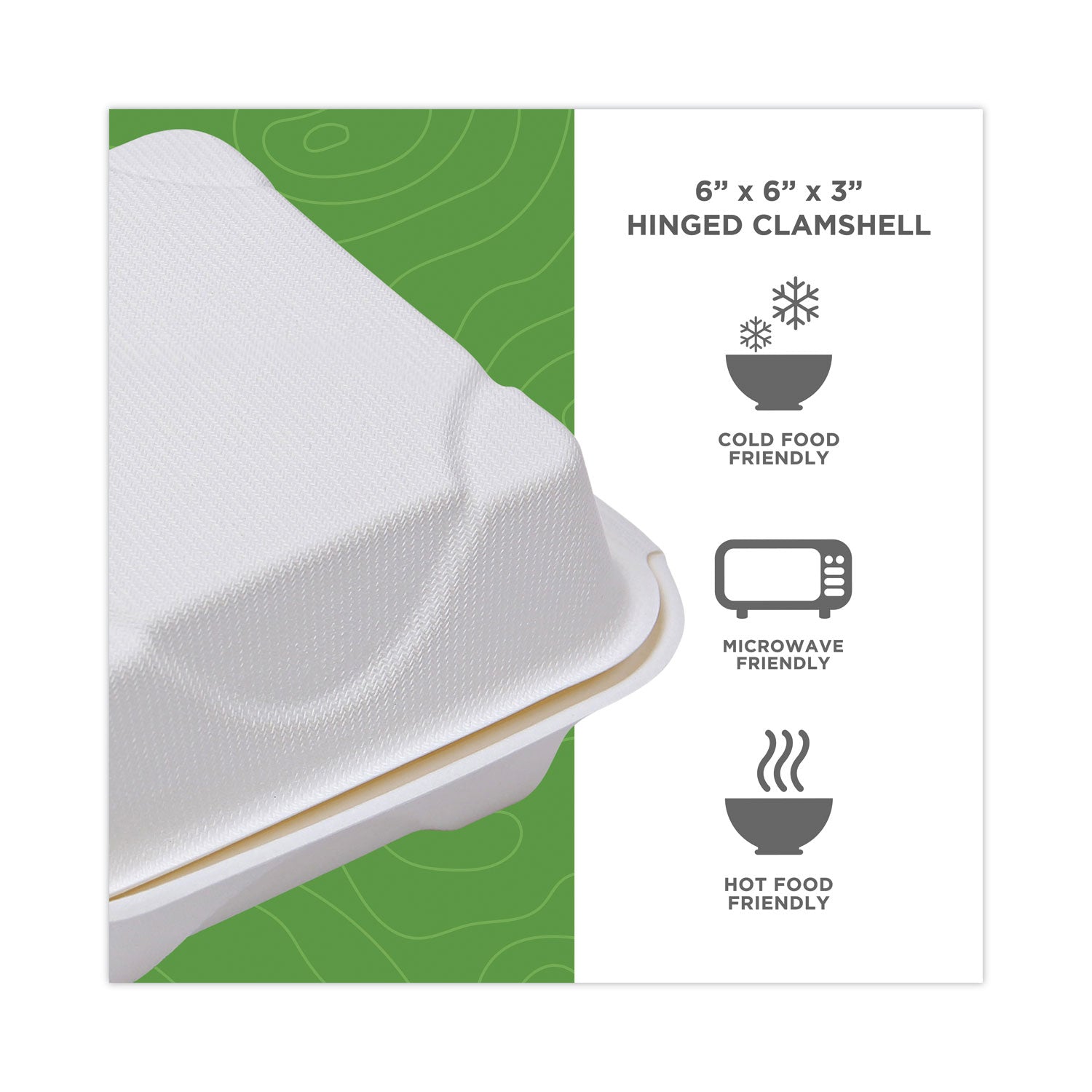 bagasse-hinged-clamshell-containers-6-x-6-x-3-white-sugarcane-50-pack-10-packs-carton_ecoephc6 - 4