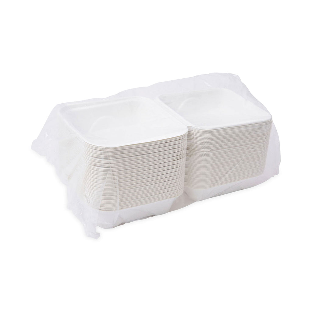 bagasse-hinged-clamshell-containers-6-x-6-x-3-white-sugarcane-50-pack-10-packs-carton_ecoephc6 - 6