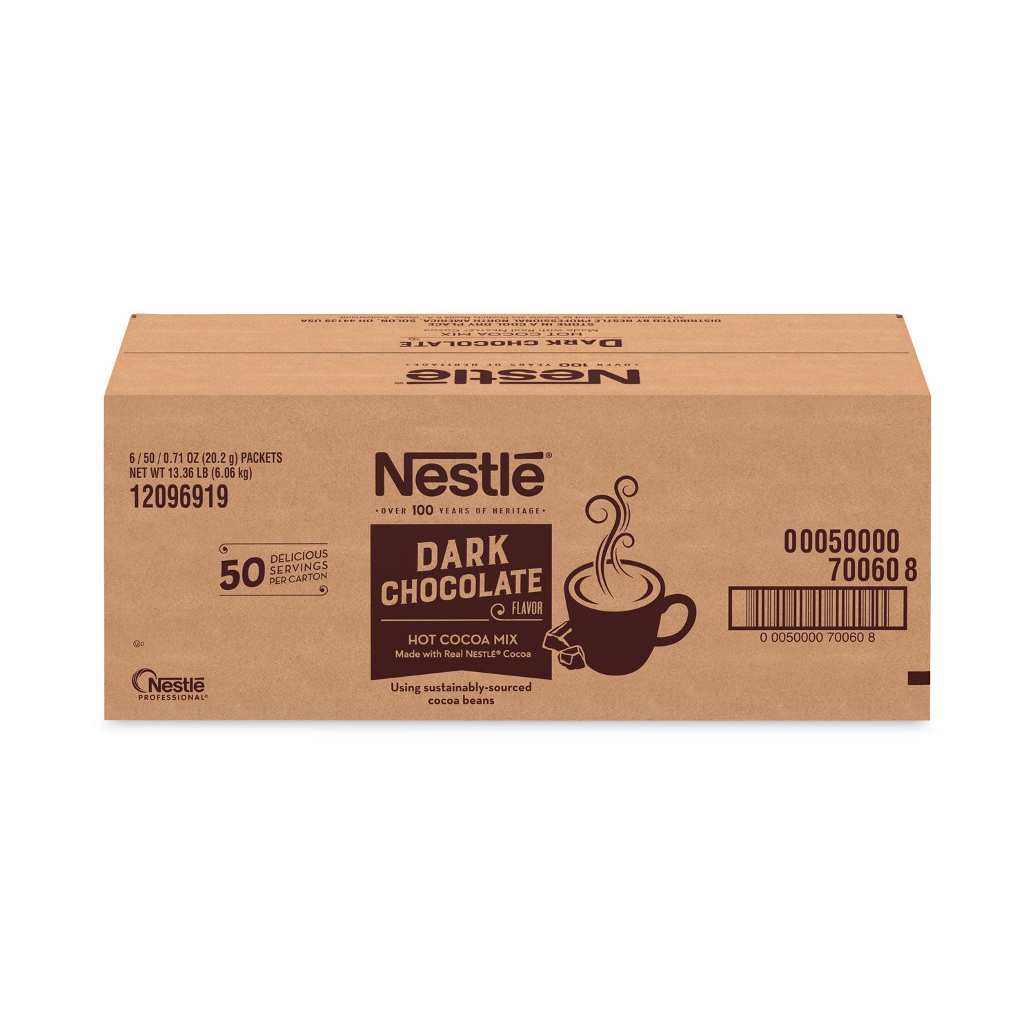 hot-cocoa-mix-dark-chocolate-071-packets-50-packets-box-6-boxes-carton_nes70060ct - 1