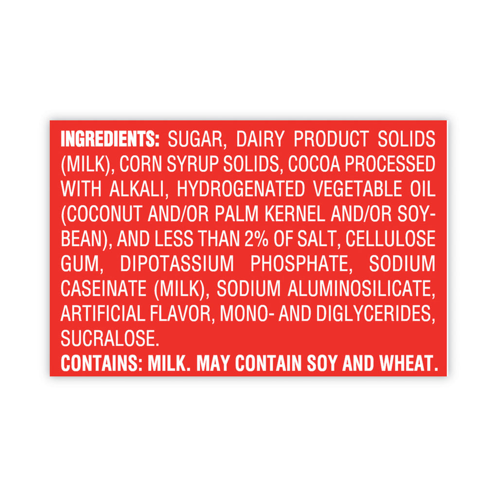 Hot Cocoa Mix, Dark Chocolate, 0.71 Packets, 50 Packets/Box, 6 Boxes/Carton