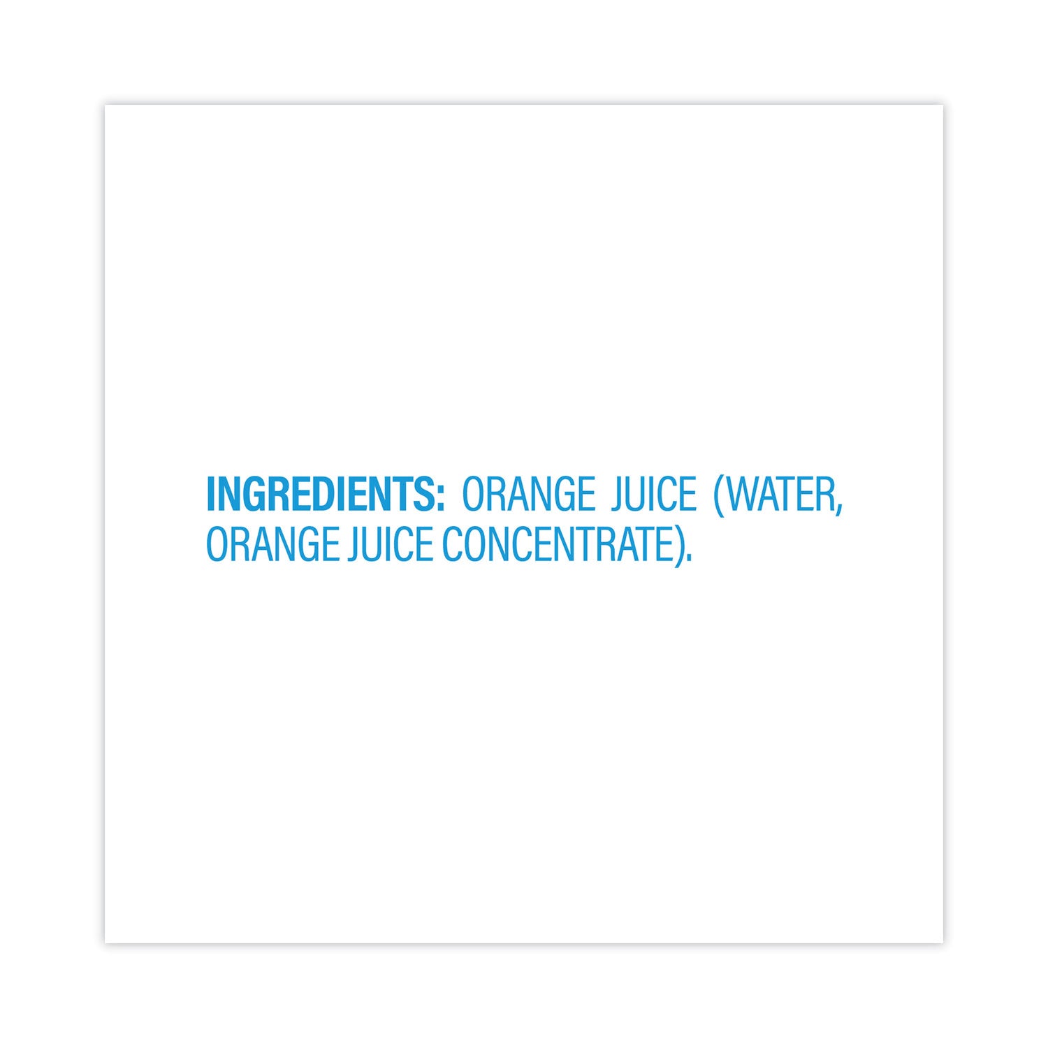 100% Juice, Orange, 4 oz Cup, 48/Box, Ships in 1-3 Business Days