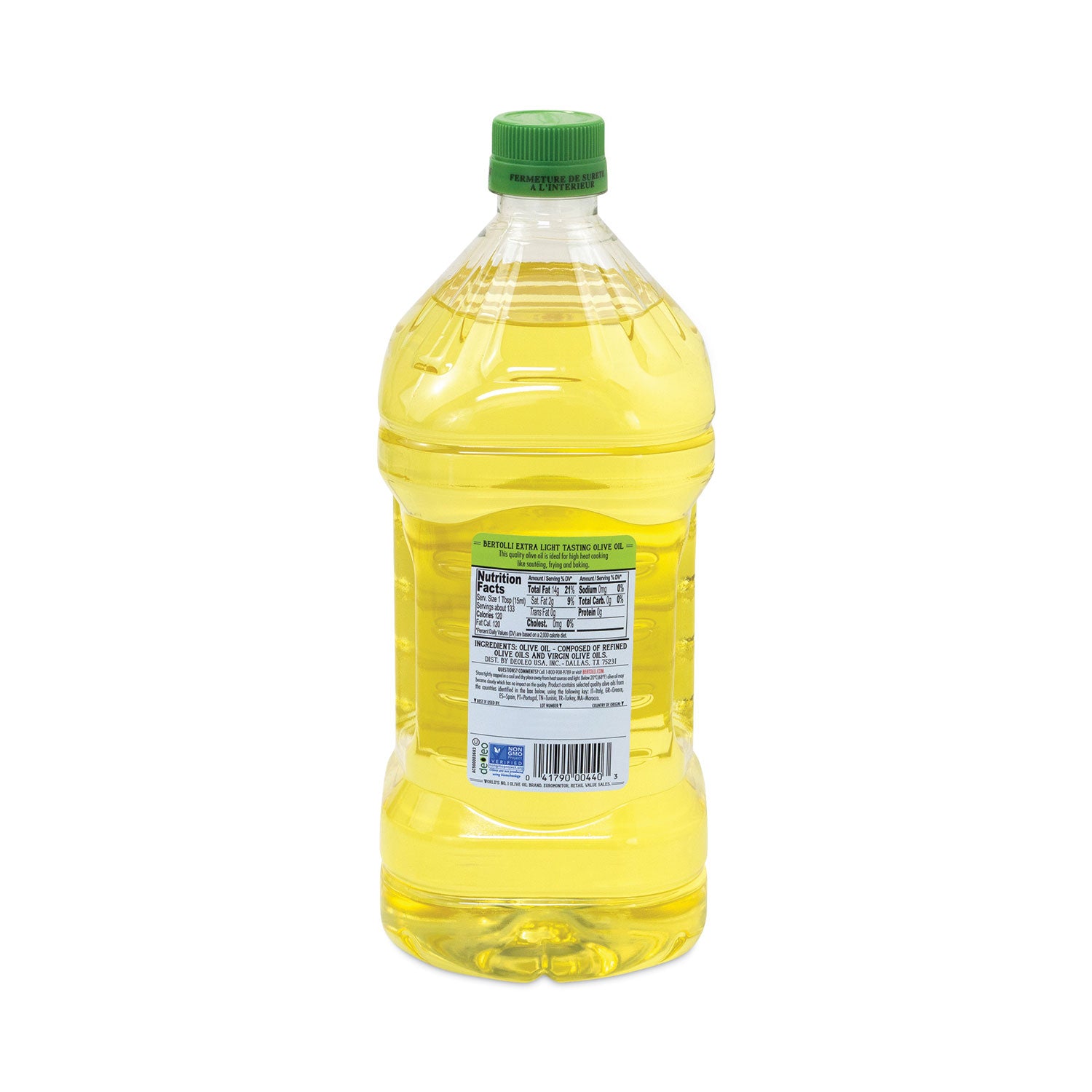Extra Light Tasting Olive Oil, 2 L Bottle, Ships in 1-3 Business Days