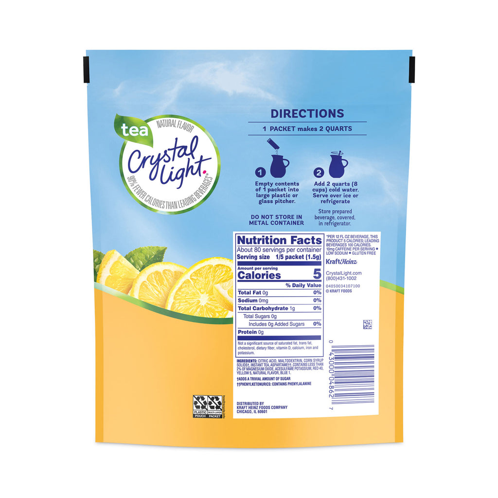 Flavored Drink Mix Pitcher Packs, Iced Tea, 0.14 oz Packets, 16 Packets/Pouch, 1 Pouch/Carton, Ships in 1-3 Business Days