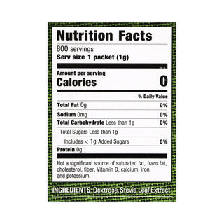 Sweetener, 1 g Packet, 800 Packets/Box, Ships in 1-3 Business Days