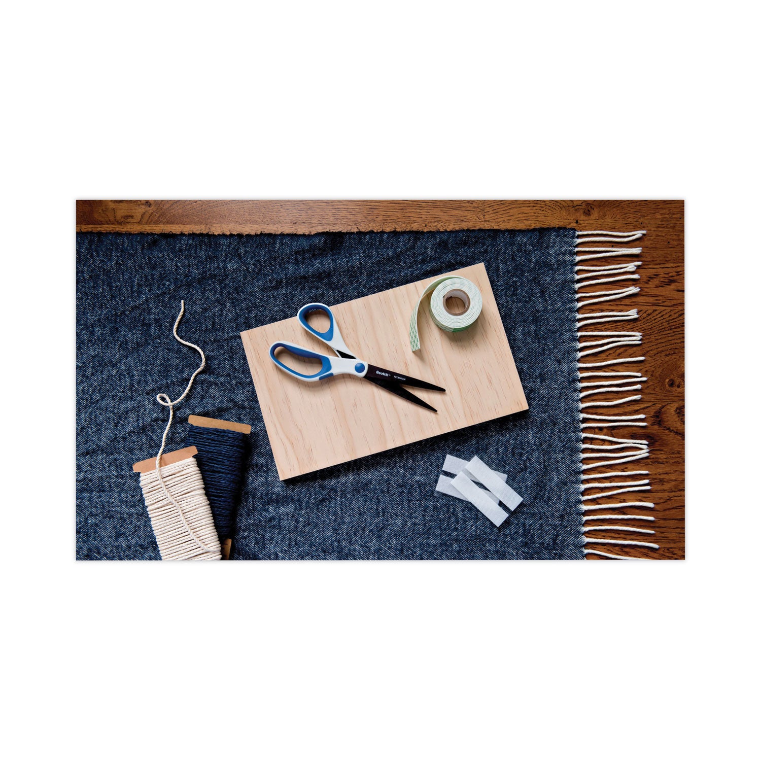 Permanent High-Density Foam Mounting Tape, Holds Up to 2 lbs, 0.75 x 350, White