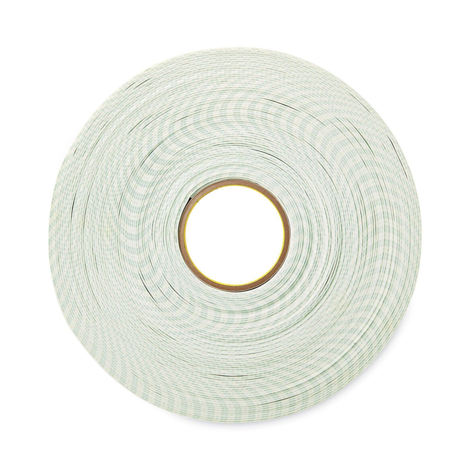 Permanent High-Density Foam Mounting Tape, Holds Up to 2 lbs, 0.75" x 38 yds, White - 