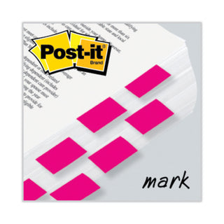 Standard Page Flags in Dispenser, Bright Pink, 50 Flags/Dispenser, 2 Dispensers/Pack - 