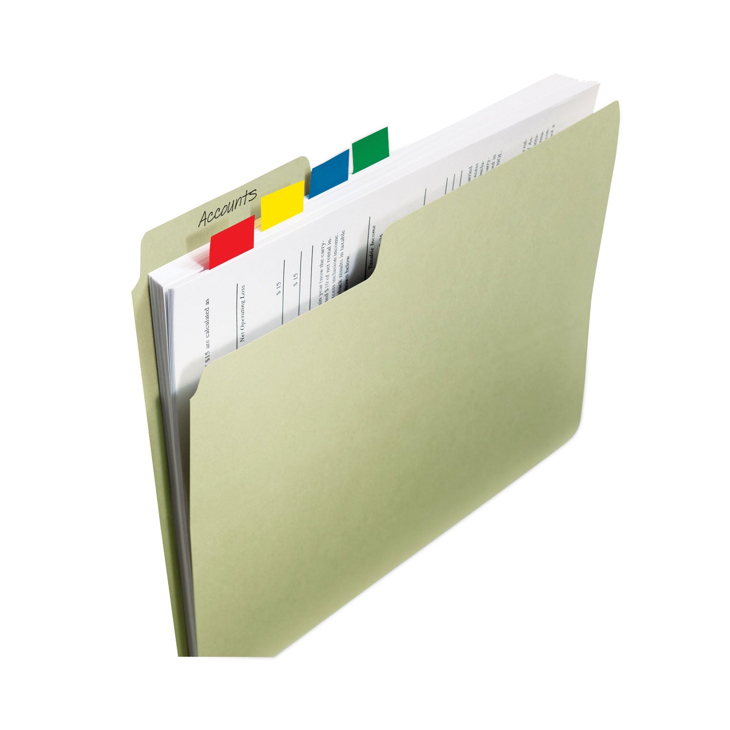 Standard Page Flags in Dispenser, Red, 50 Flags/Dispenser, 2 Dispensers/Pack - 